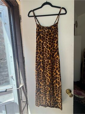 Sexy 90’s Bratz Leopard Print Slip Dress by Codigo